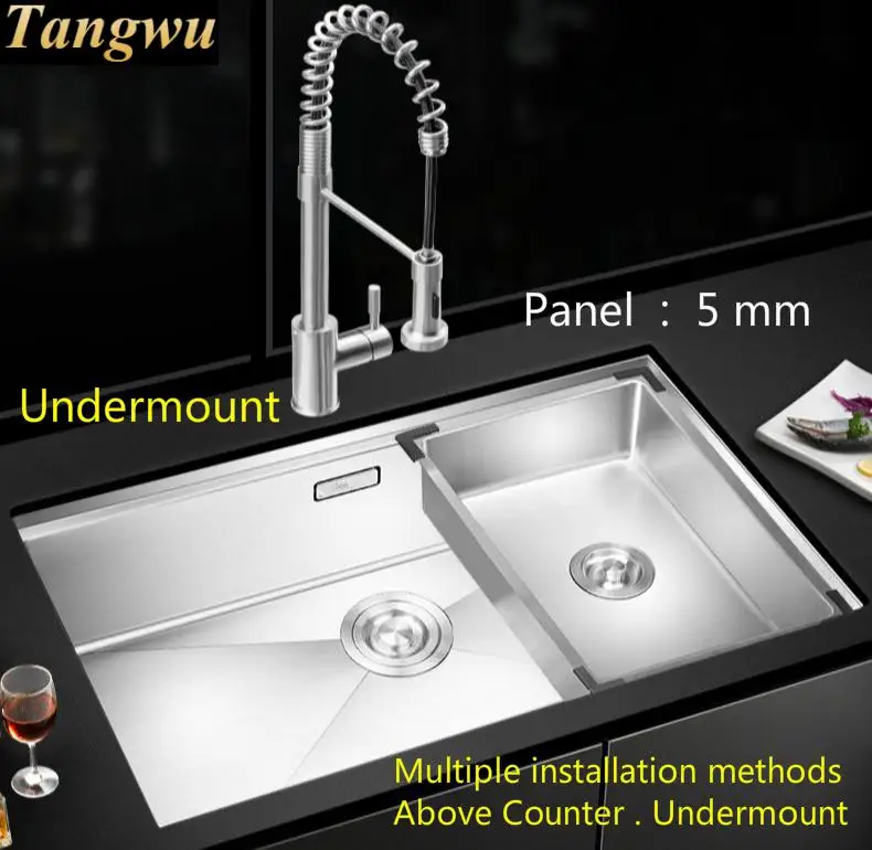 Бесплатная доставка кухонный кран для кухни ручная раковина один желоб