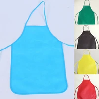 unisex colorful children aprons waterproof non woven fabric painting pinafore kids apron for activities art painting class craft