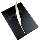 Аниме А5 блокнот Death Note с перьями и кожаным покрытием