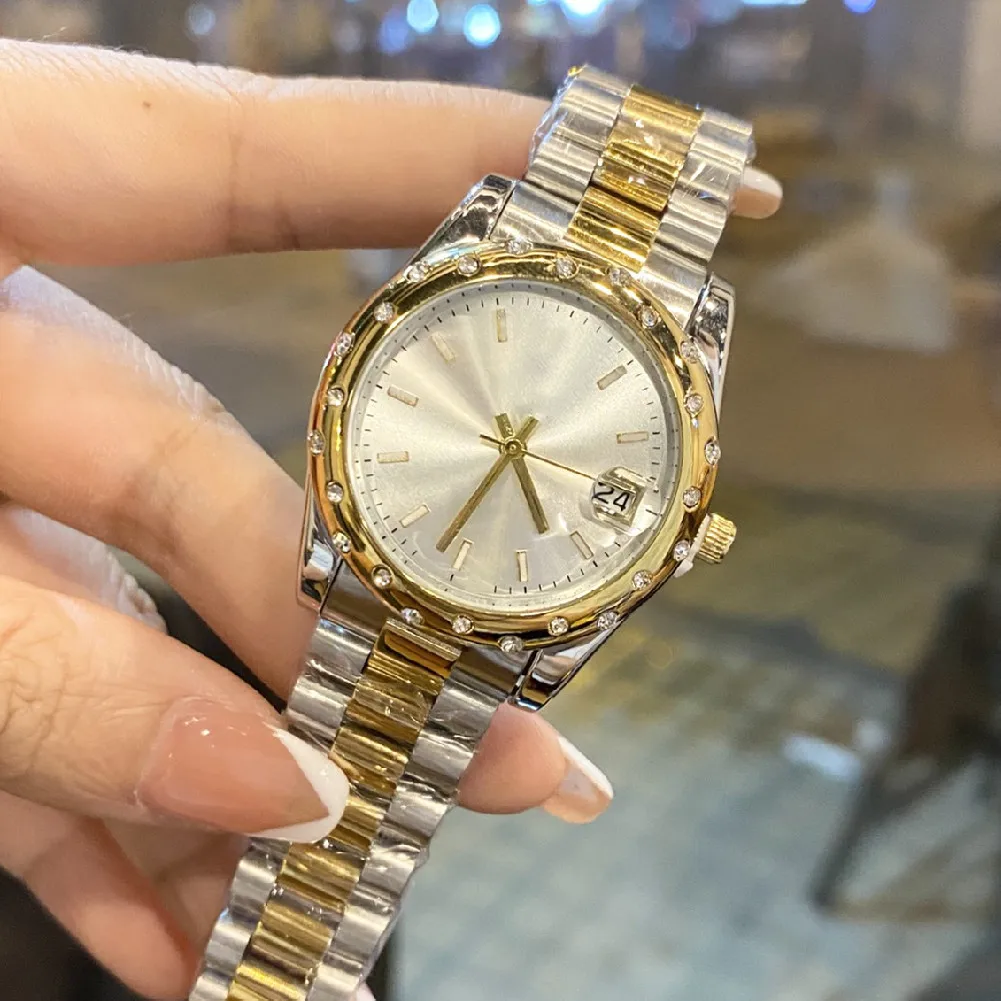 

2021 summer design light luxury classic ladies round watch all-match
