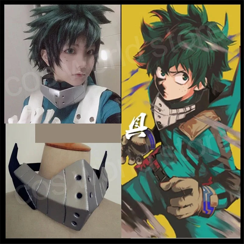 

Аниме Моя геройская Академия боку нет героев Академия мидория изюку маска из ЭВА Хэллоуин искусственный Маскарад подарки бесплатно 1 шт.