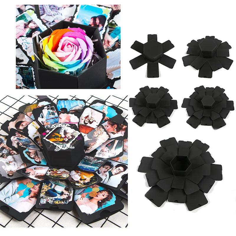 Красочная коробка сюрприз сделай сам для вечевечерние НКИ любовь подарок взрыв