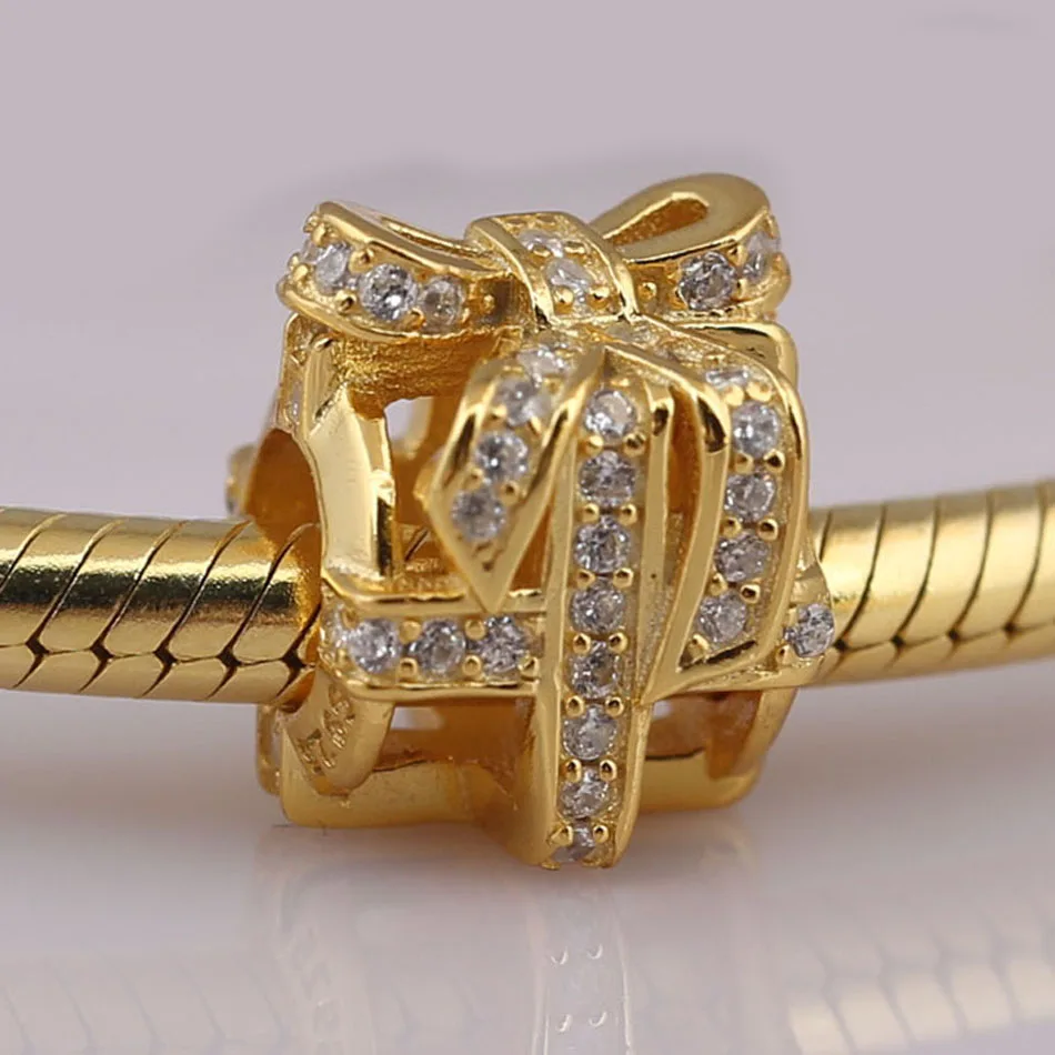 

Аутентичные Серебряные Бусины S925, DIY ювелирные изделия, все обернутые шармы, подходит для женского браслета, женский подарок, блестящий и пр...