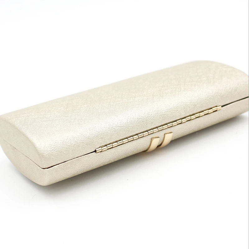 Sac à main en cuir PU doré pour femmes, asymétrique épaule, à bandoulière, avec chaîne, décoration de Bar en métal, sacs de soirée pour fête