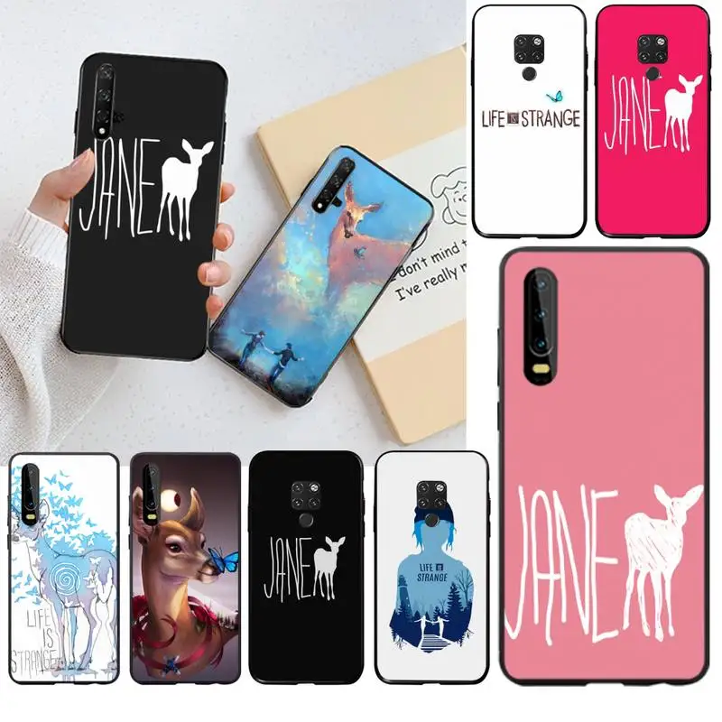 Чехол для телефона HPCHCJHM Life Is странный Джейн Доу Чирок Huawei P40 P30 P20 lite Pro Mate 20 P Smart 2019