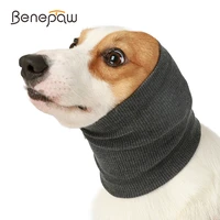 benepaw winter dog hat snood for neck ears warm comfortable pet earmuff anti anxiety relief for bathing grooming reducing noise