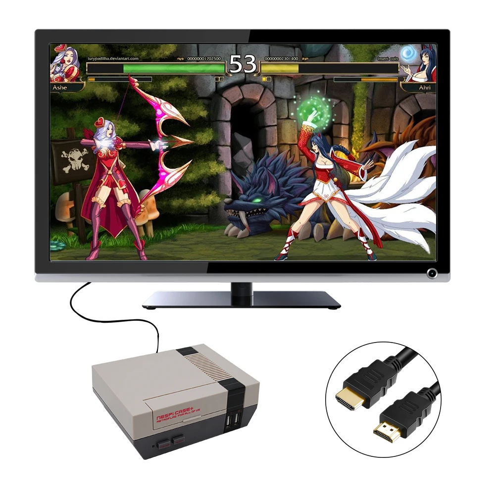 Игровая приставка Retroflag NESPI+ ТВ Raspberry Pi 3B для видеоигр Поддержка HDMI Out предварительная установка многоязычных Recalbox и игр