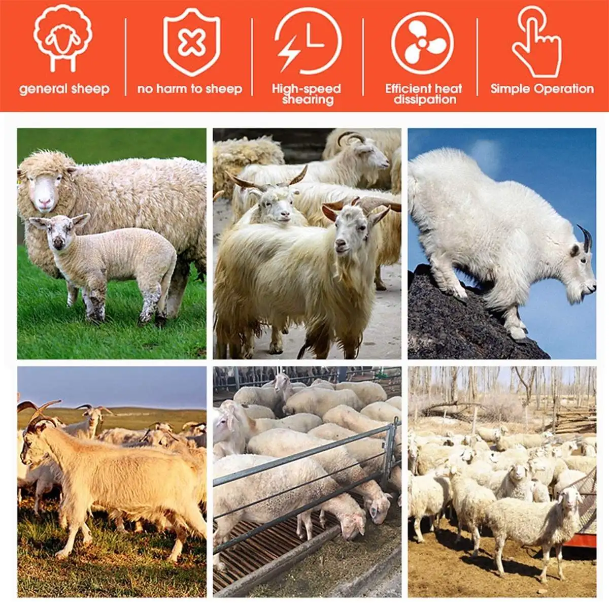 Электрическая машинка для стрижки шерсти домашних животных 1500 Вт 220 В 240 набор и