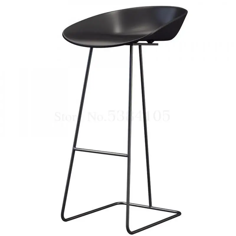 Скандинавский барный стул железный современный простой бытовой свет роскошный
