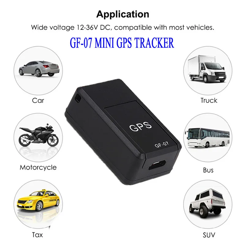 

GF07 магнитный мини-автомобильный GPS-трекер, устройство отслеживания в реальном времени, магнитный GPS-трекер, локатор для автомобилей в реальн...