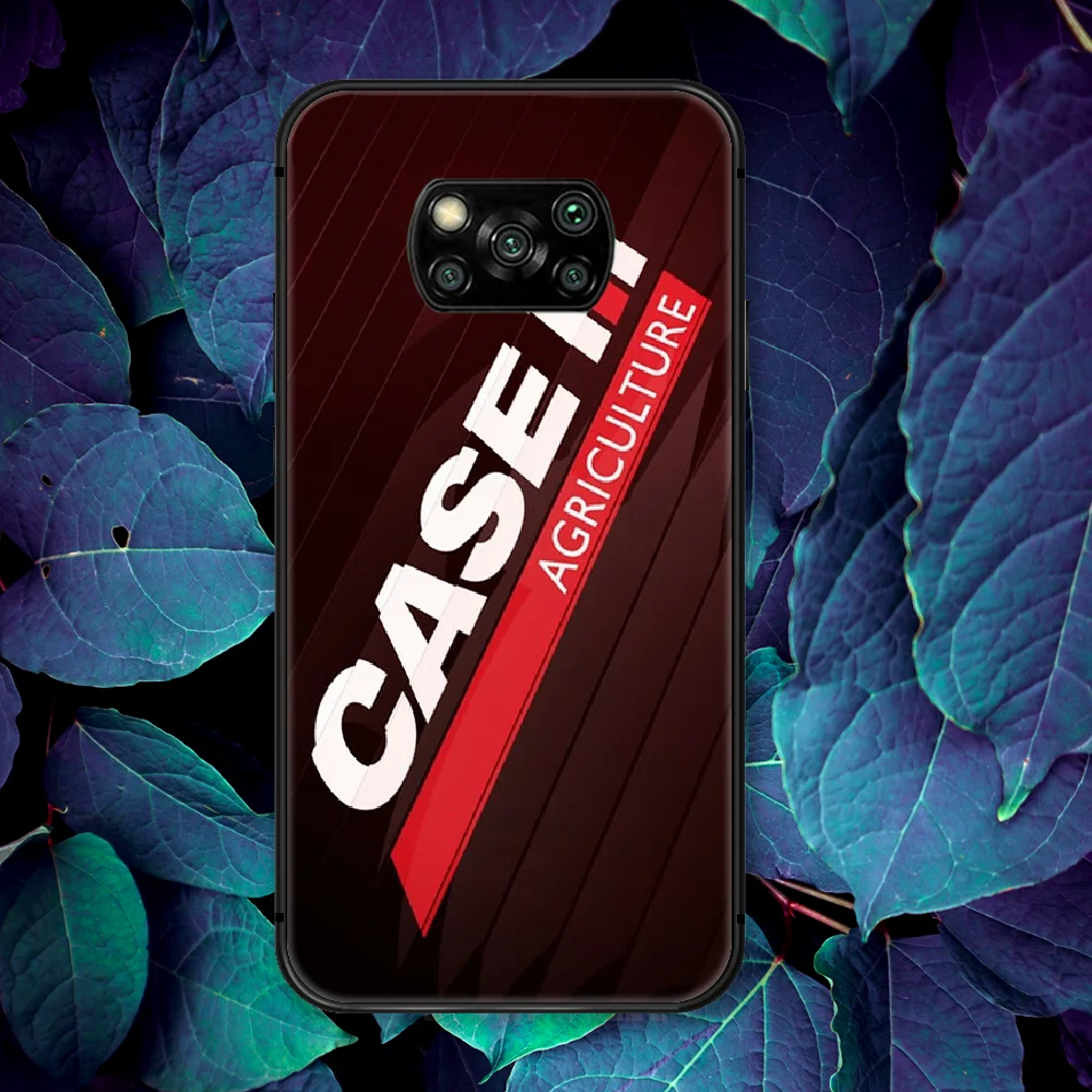 

CASE IH Tractor Car Logo Phone Case For Xiaomi Mi Note 10 A3 9 MAX 3 A2 8 9 Lite Pro Ultra black Hoesjes Silicone Etui Soft