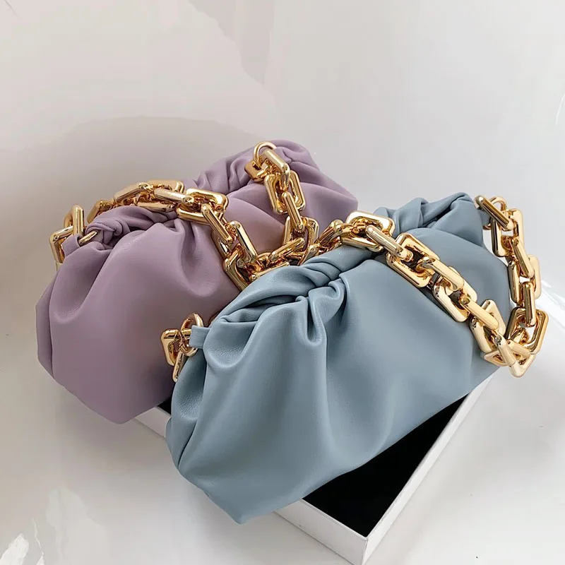 

Сумка-хобо женская из мягкой кожи, саквояж на одно плечо, роскошный Повседневный клатч через плечо, 2020