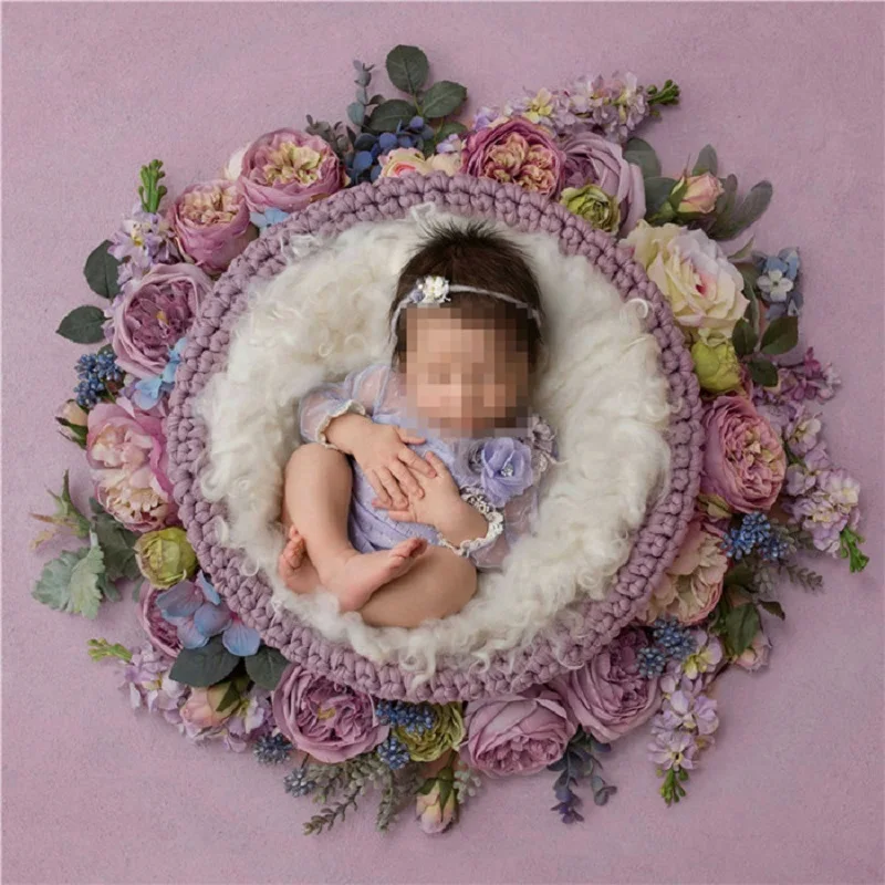 Реквизит Nitree для фотостудии фон фотосъемки новорожденных детей Лепестки розы