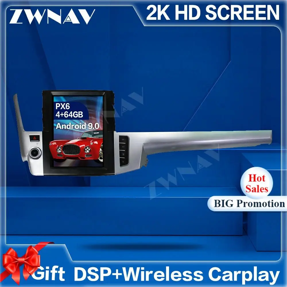 

Tesla Style Screen Android 9.0 Car Multimedia Player For Toyota Highlander 2015-2017 GPS Navigation Audio Radio stereo head unit