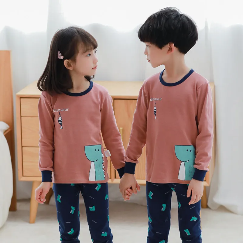 Детский пижамный комплект на Рождество детская одежда для сна пижамы мальчиков