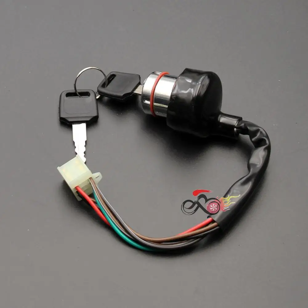 6 pin ключ зажигания для 50cc 70cc 90cc 110cc 125cc 150cc 250cc вездеход ROKETA KAZUMA и кошечкой красного