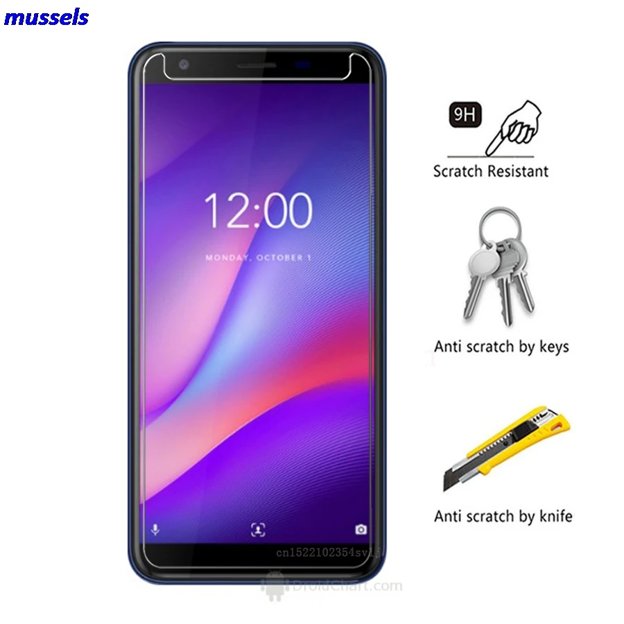 Закаленное стекло для TeXet TM 5581 5571 5070 Передняя зеркальная защитная пленка экрана