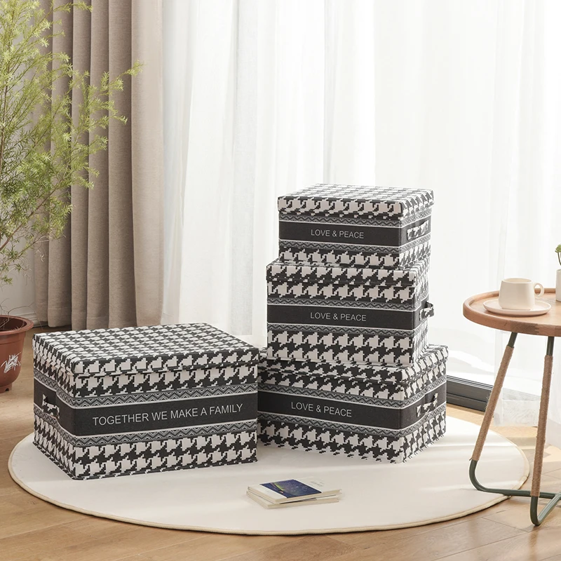 

Storage Box Sundries Toy Snacks Quilts Clothes Organizer Box Home Bedroom Wardrobe Organizer Box Model HB021 Large Size