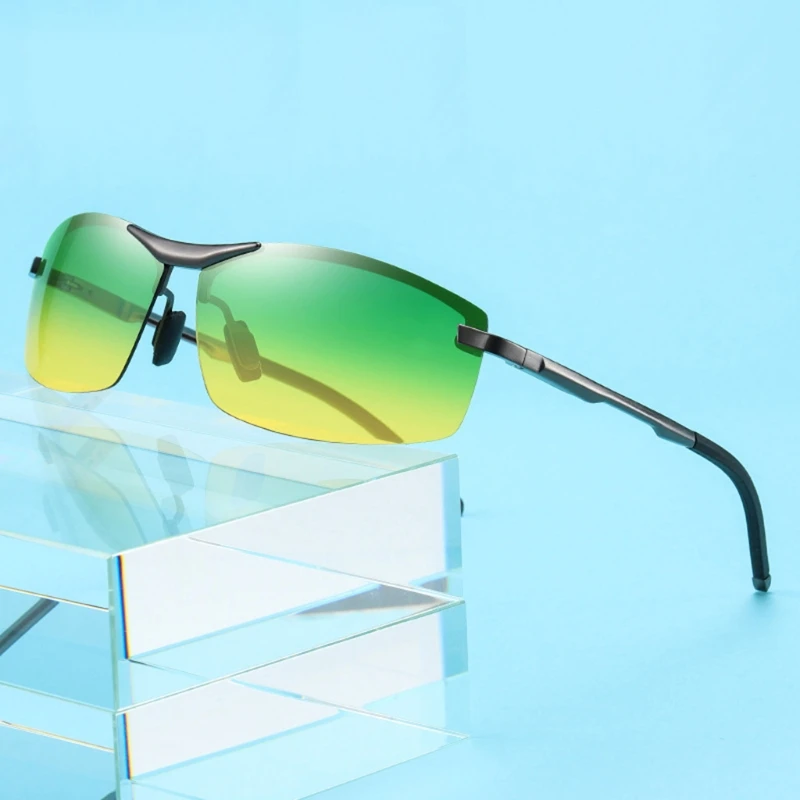 

2021 New Anti-Glare Clear Night Vision Sunglasses Polarized Yellow Night Driving Glasses