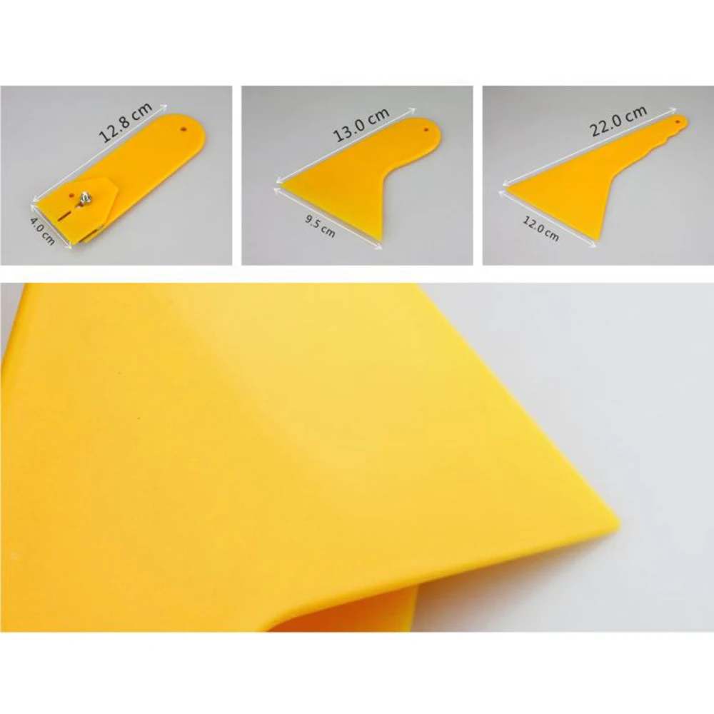 7pcs/set Car Foil Scraper Tools Squeegee Window Tinting Auto Vinyl Film Install Wrapping Applicator Scratch-less | Автомобили и