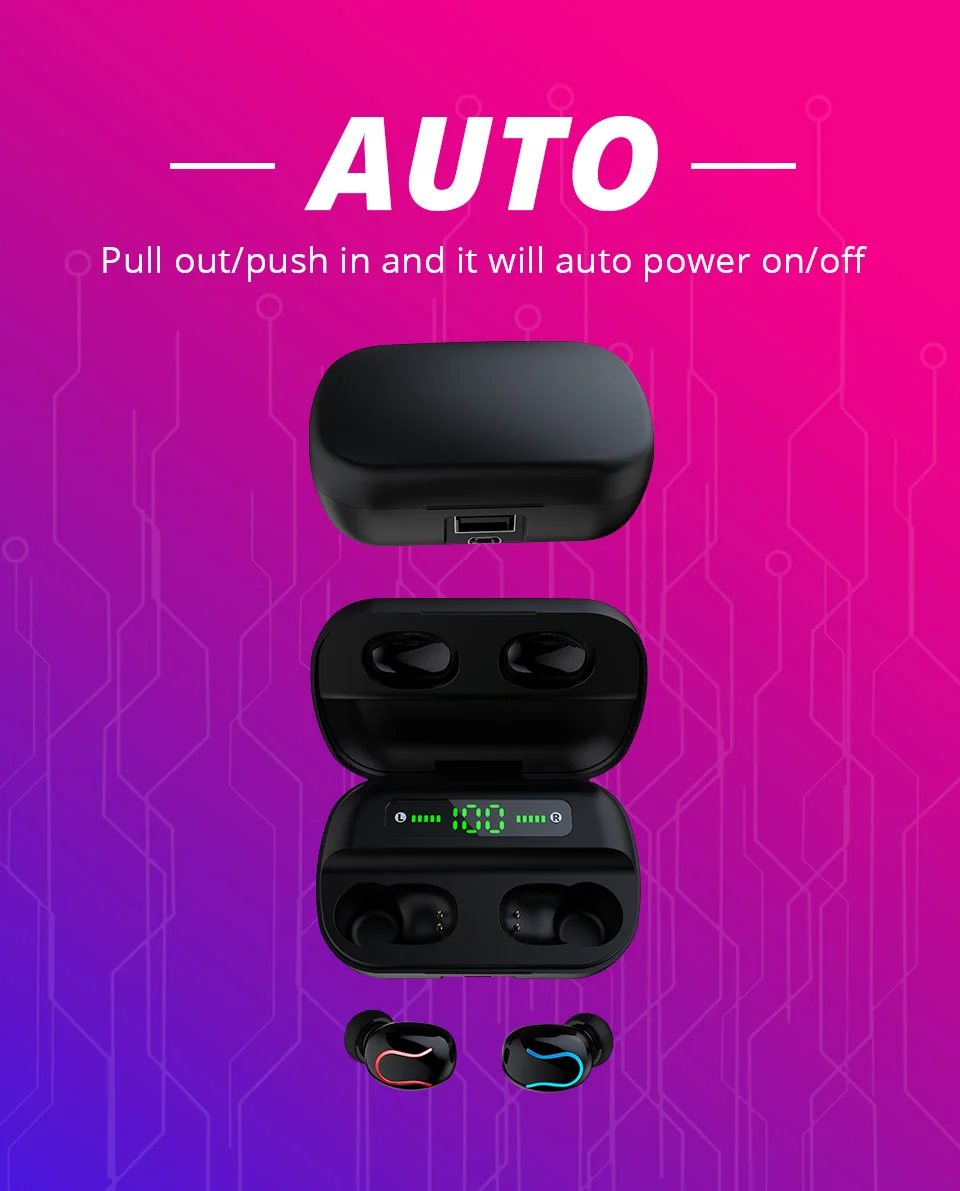 TWS стереонаушники Q82 с поддержкой Bluetooth 5 0 и микрофоном|Наушники гарнитуры| |