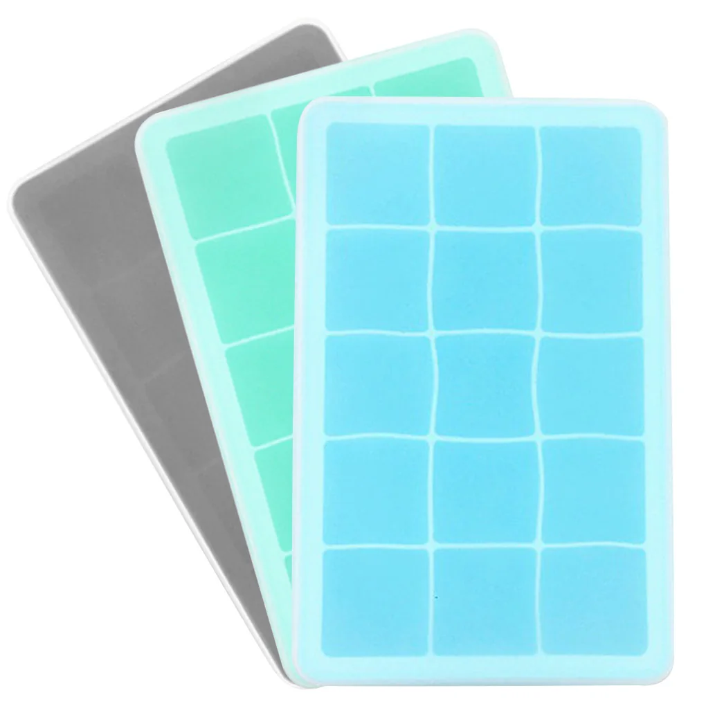 

Ice Cube Maker Mold Home Bar Pub Wine Beverage Ice Cubes Silicone Mould Tray Chocolate Jelly Mold, Blue