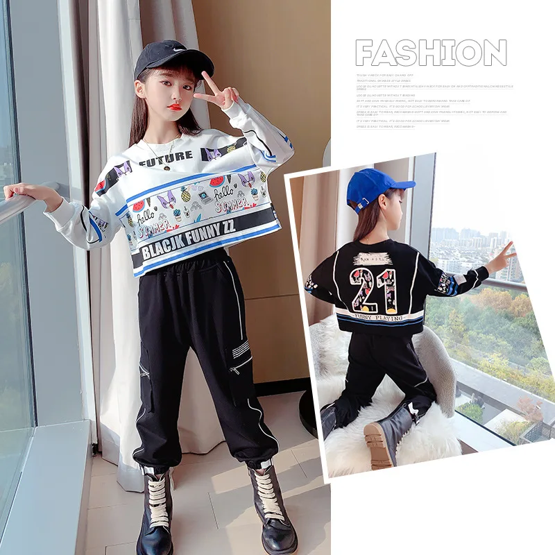 Детская одежда костюм 2021 Весна Осенняя фирменная в Корейском стиле Милая