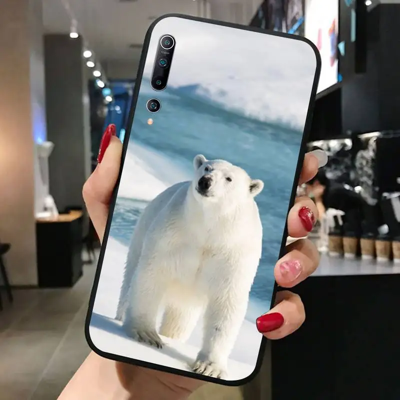 

Polar bear ice bear Phone Case For Redmi 5 6 8 A Pro Note10 8 6 5 A Pro Note 9 ProMax K20 Cover Fundas Coque