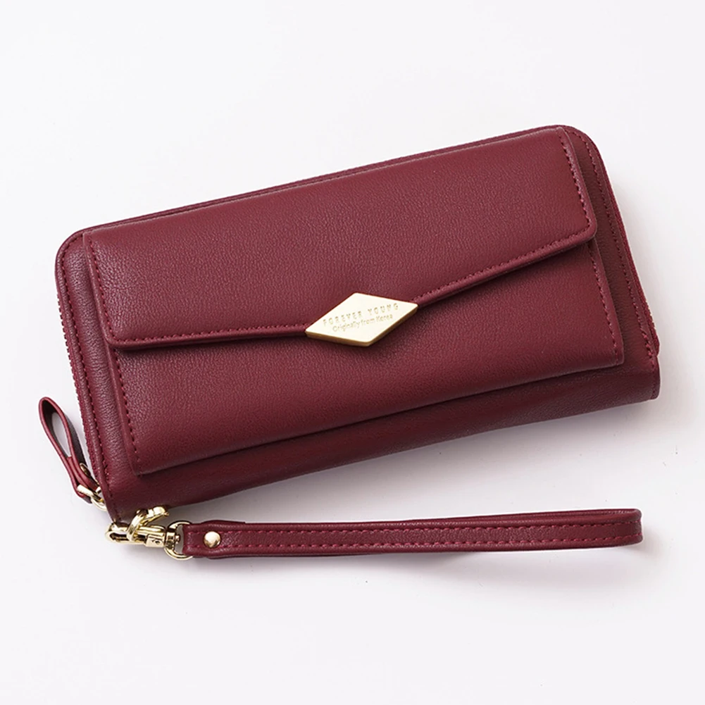Женский кошелек Длинный для денег несколько отделений карт Большая