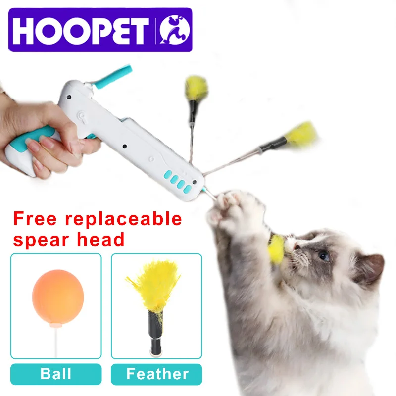HOOPET игрушечный пистолет Форма два Цвета интерактивные игрушки для кошек пушка d