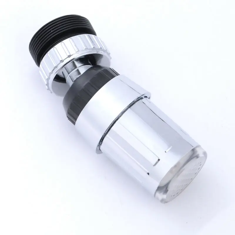 Светодиодный светильник водопроводный кран головки Температура Сенсор RGB