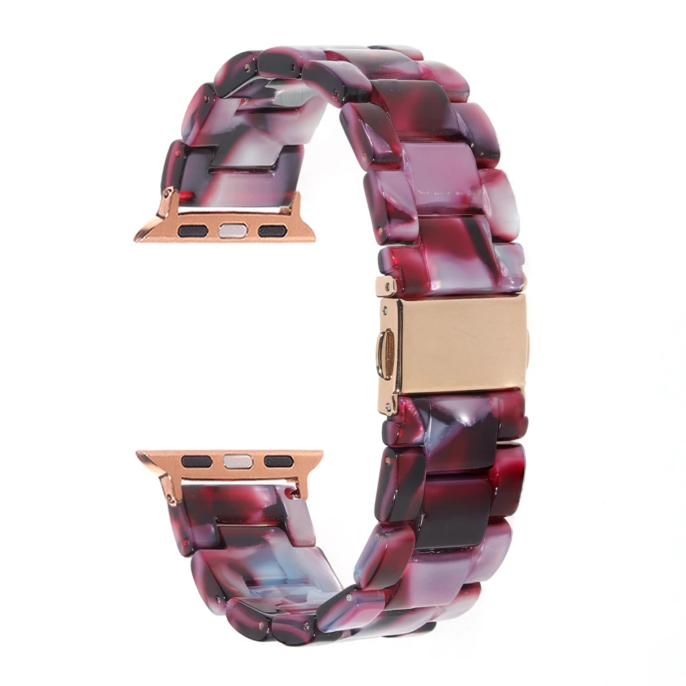 BD-AP-713 Иммитационный керамический ремешок для часов iWatch Apple Watch 38 мм 40 мм 42 мм 44 мм Серия 1 2 3 4 полимерный Ремешок Браслет - Цвет ремешка: BD-AP-713