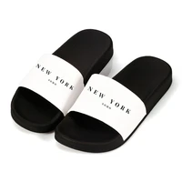 slippers for women summer indoor home flip flops new york letter women sandals bathroom non slip woman slipper fashion shoes