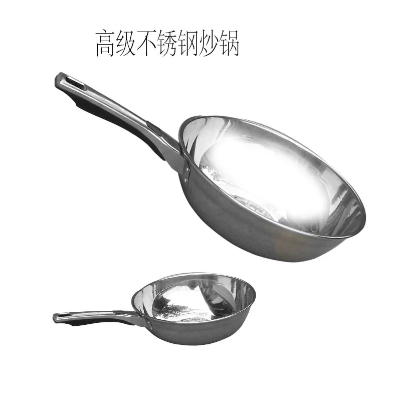 Сковорода Из Нержавеющей Стали 5 слоев плотная газовая плита интегрированное