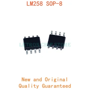 10PCS LM258DR SOP8 LM258DR2G SOP-8 LM258 SOP LM258DT SOIC8 258 SOIC-8 LM258D SMD new and original IC Chipset