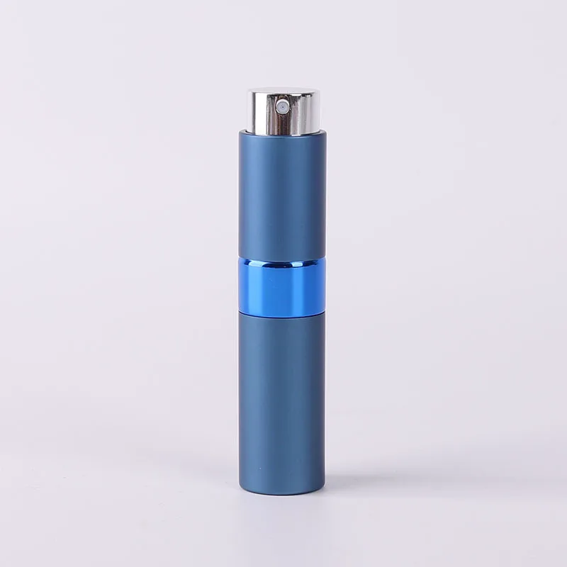 

8ml perfume sub-bottle rotating telescopic portable spray sample spray portable glass empty bottle can be customized logo