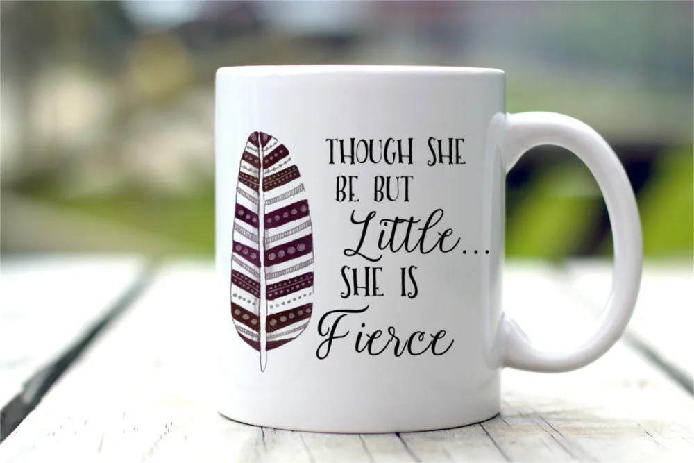 Несмотря на то что она будет но мало She Is Fierce кружки пива путешествия Кофе Чай друг