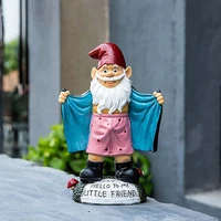 statue dwarf pink shorts statue room decor garden decoration resin crafts home dining table decoration accessories