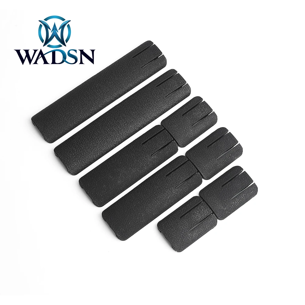 

WADSN 8Pcs Tactical Handguard Rail Cover TD SCAR Panel Deluxe Version For RIS Picatinny Weaver Rail Rifle Hunting Accessory