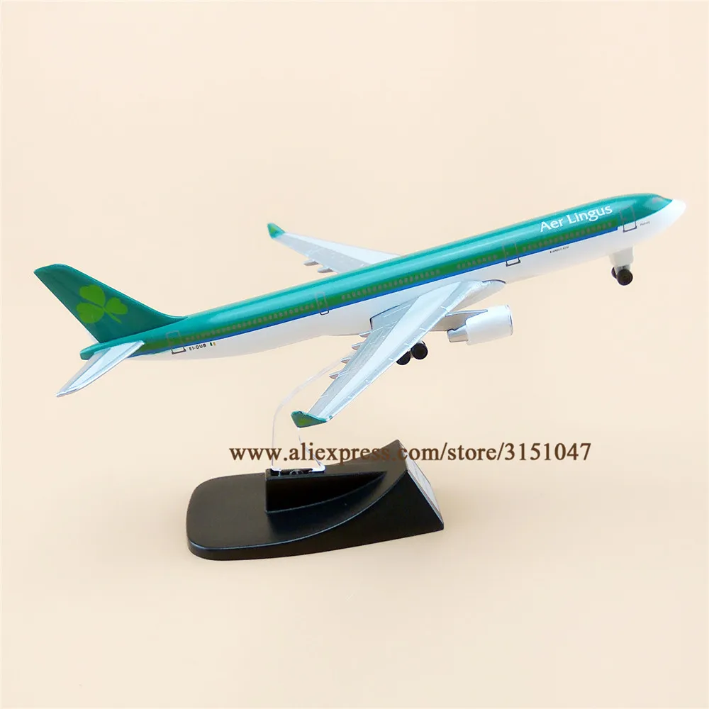 Модель самолета Aer Lingus A330 из металлического сплава 14 см | Игрушки и хобби
