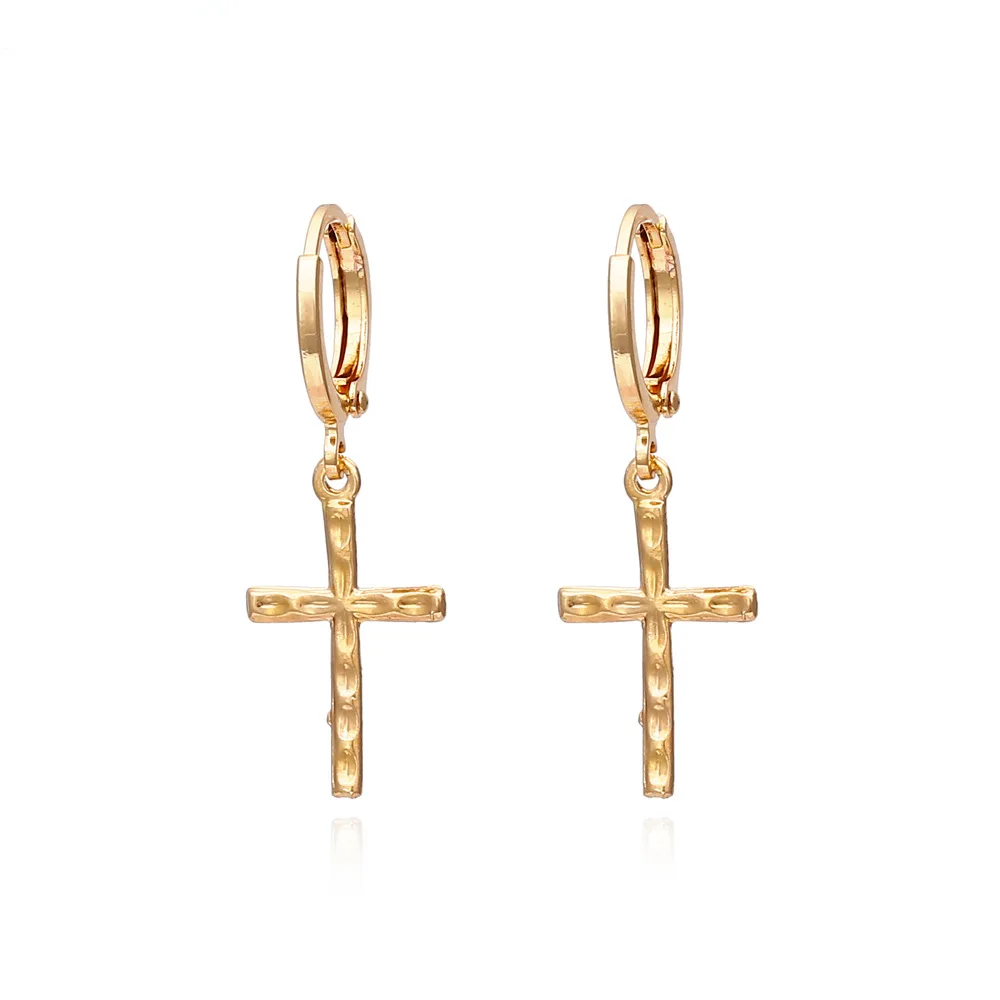 Серьги-подвески женские медные в стиле панк монета золотого цвета | Украшения и