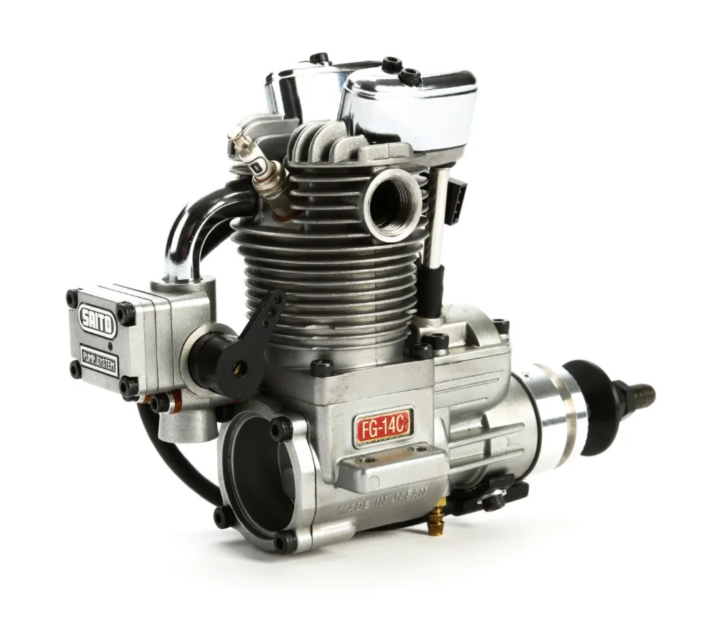 Сайто FG 14 двигателя Rc двигатели Запчасти четырехтактным двигателем 14C 4 тактный