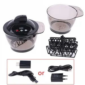 Электрический миксер для волос с европейской вилкой, автоматический миксер, чаша для смешивания цветной пасты, блендер, мешалка для окрашивания, инструмент для окрашивания, парикмахерский набор