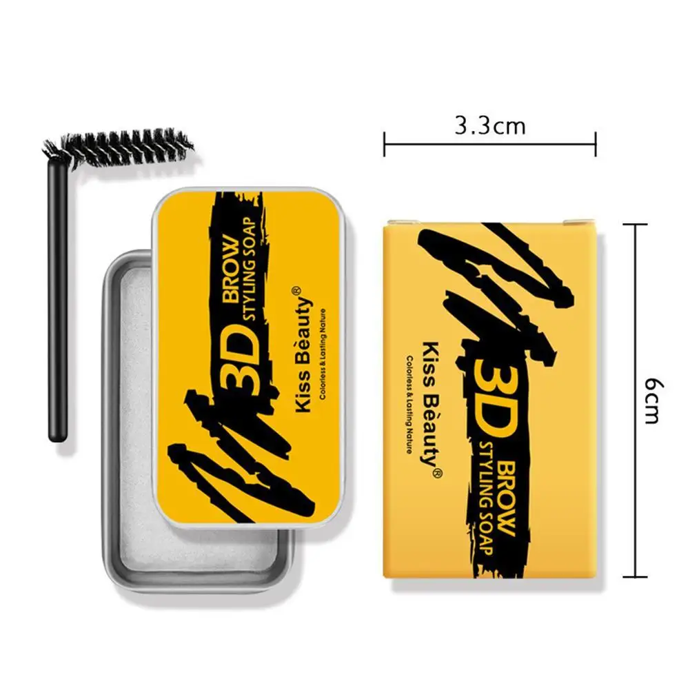 Eyebrow Soap Wax Fluffy Eyebrows Gel Styling Makeup Brow Sculpt Lift Waterproof Transparent Stereotype | Красота и здоровье