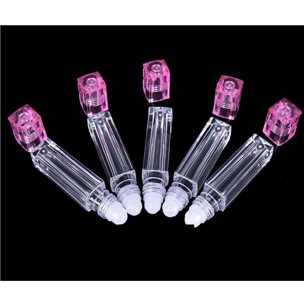 1/3X6 5 мл блеск для губ квадратной масло в роликовой бутылке Портативный пустой