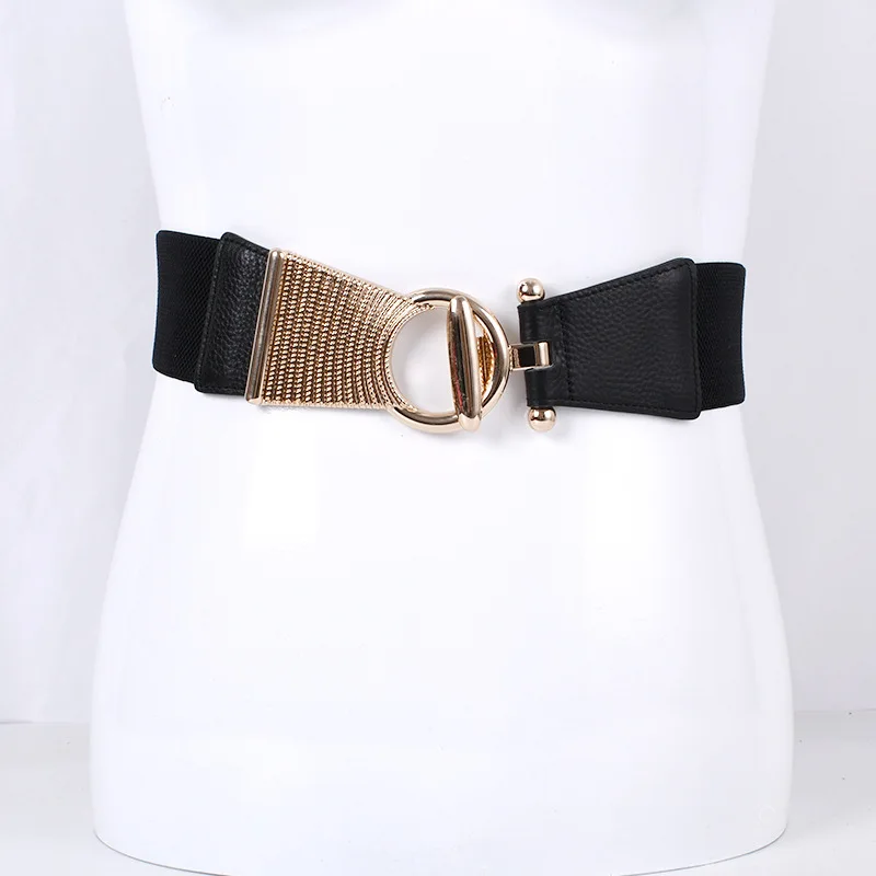 

Ремень из ПУ кожи Женский, модный простой пояс с поясом на резинке, аксессуар для одежды