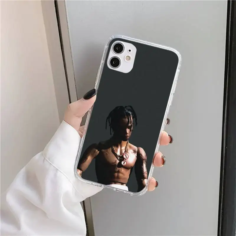 

VOGUE Travis Scott Phone Case Transparent for iPhone 11 12 mini pro XS MAX 8 7 6 6S Plus X 5S SE 2020 XR