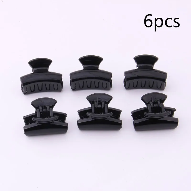 Заколки крабики для тонких волос 6 шт/уп.|hair clips for girls|fashion hair cliphair clip |