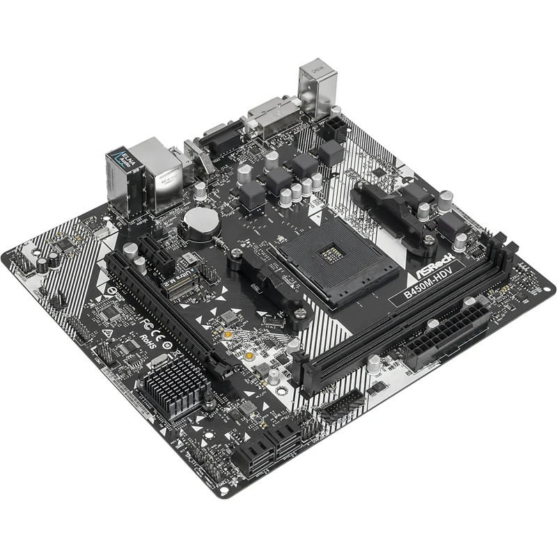 Материнская плата ASROCK B450M HDV R4.0|Материнские платы| |