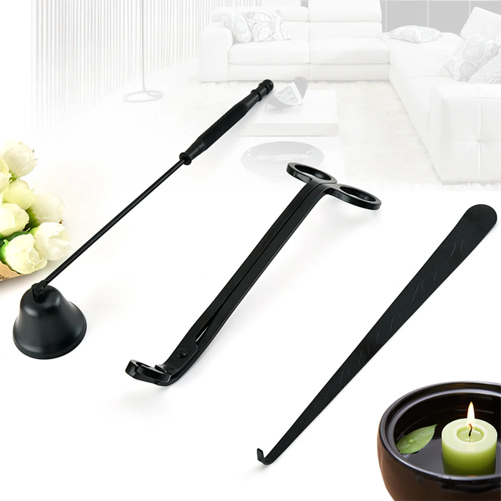 

3pcs Scented Party Candle Scissors Candle Extinguisher Tool Candlelight Cover Stainless Steel Candle Extinguisher Tool